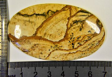 Яшма Пейзажная кабошон крупный.