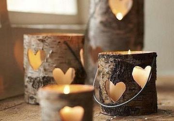 Делаем подсвечник из дерева своими руками