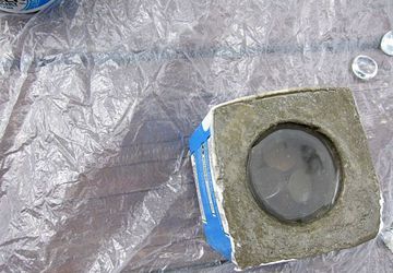 Минималистическая ваза из бетона