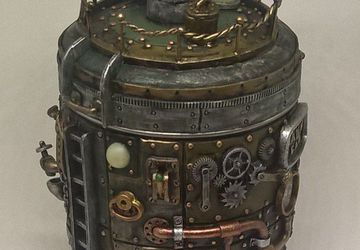 Банка для чая или кофе в стиле стимпанк