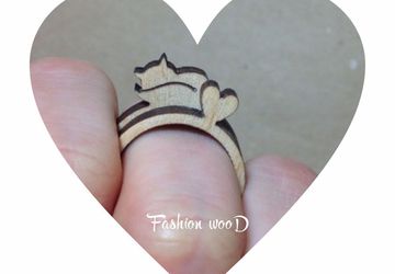 Деревянные колечки