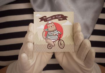 Открытка-мини Summer. Bike. Freedom