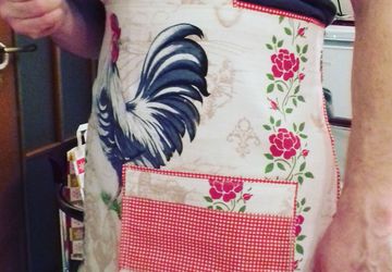 Мужской фартук"Петушок-Петя", на заказ