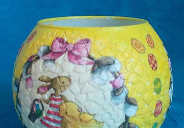 Ваза (декупаж)