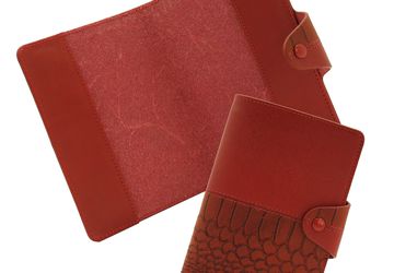 Кожаная обложка для паспорта Cangurione 3326-006 DP ANC Red