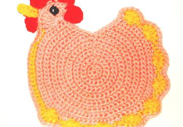 Подставка под горячее "Курочка Ряба"