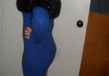 Платье ручной вязки