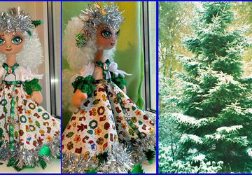 Интерьерная кукла - Ёлка