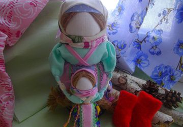 Народная кукла Ведучка