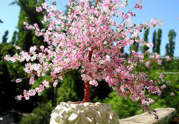 Деревья из бисера мастер класс