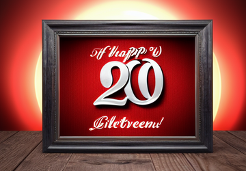 How to make a gift for 20th anniversary