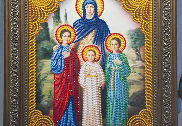 Икона Вера,Надежда,Любовь и мать их София.