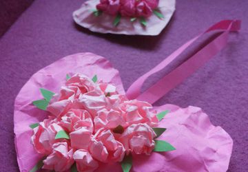 Бумажные сердца по 30 рублей