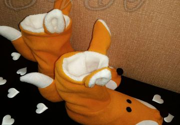 Тапочки ✩★Лисички★✩