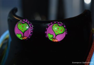 Серьги-гвоздики