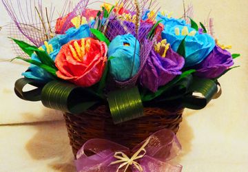 Букет из конфет "Весеннее настроение"