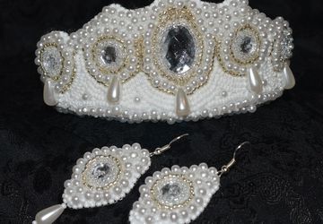 Диадема и серьги "Невеста"