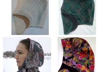 Шапка+снуд, головной убор в виде капюшона