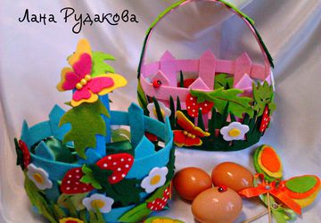 Пасхальные корзиночки
