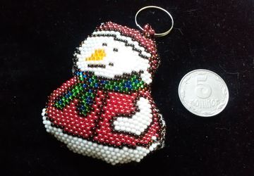 Брелок "Снеговик"