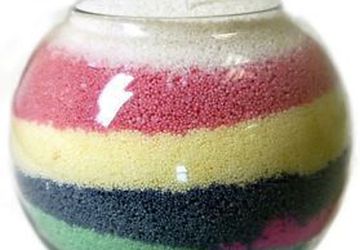 Свеча за пять минут своими руками! Насыпные свечи.