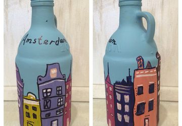 Мастер-класс по росписи бутылок