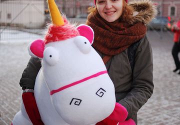 Единорог Флаффи из мультфильма "Гадкий Я"