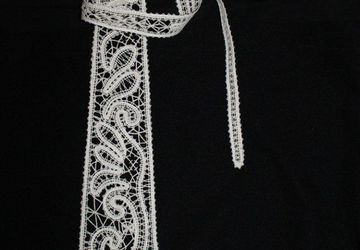 Кружевной галстук