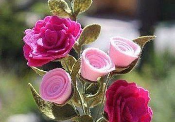 ЦВЕТЫ ( Мокрое Валяние)