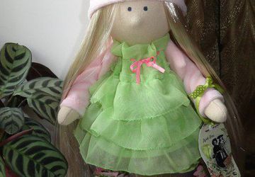 Кукла текстильная. Ручная работа.