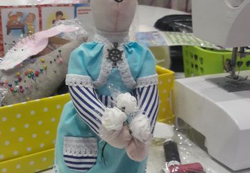 Мышонок текстильный