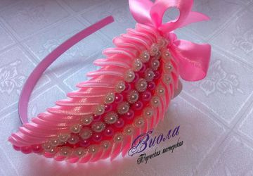 Ободок для волос  КАНЗАШИ "Перо"