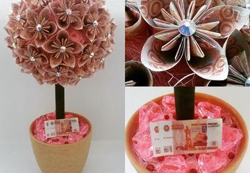 Денежный топиарий