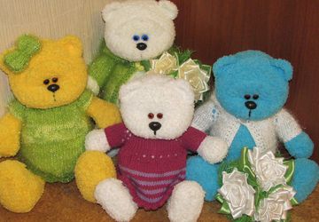 Вязаные зверята