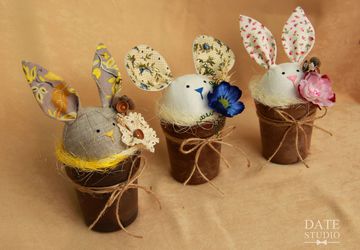 Зайка в горшочке