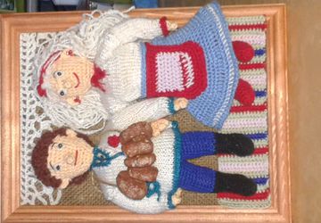 Вязаные картины