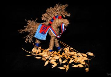 Народная игрушка "Солнечный конь"