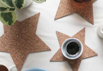 Пробковые подставки под горячее.