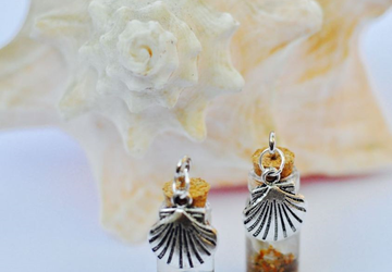 Ожерелье океан в бутылке своими руками.