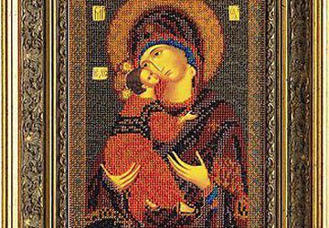 Картины и иконы, вышитые бисером