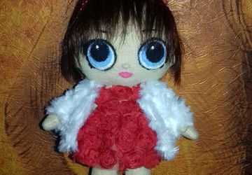 Мягкая игрушка из флиса КУКЛА  ЛОЛ