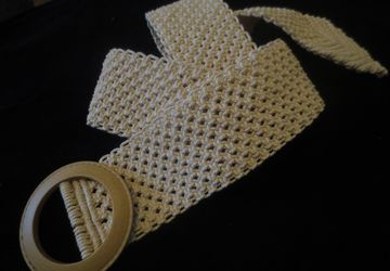 Ремень "Кофейная пенка"