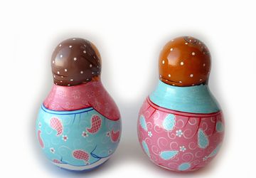 Неваляшки коллекционные "Сплетницы" (со звоном)