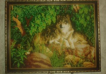 картина Волки