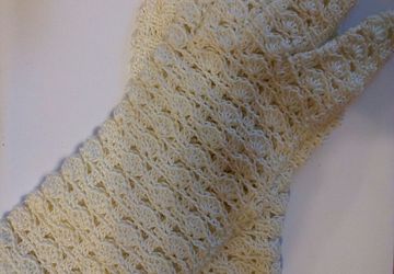 Вязанные перчаточки