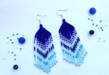 Серьги "Водопад"