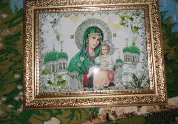 Икона Божия Мать Неувидаемый цвет