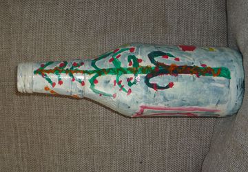 Росписные бутыли