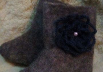 Валенки ручной работы