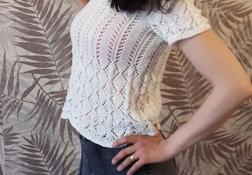 Кофточка женская ажурная